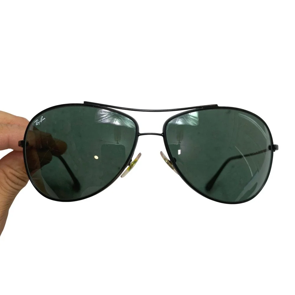 Ray-Ban RB 3293 006/71 Sunglasses Mens Black Aviator Metal Frame 63-13-125
